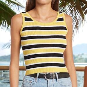 COTTON EMPORIUM Ribbed Knit Tank